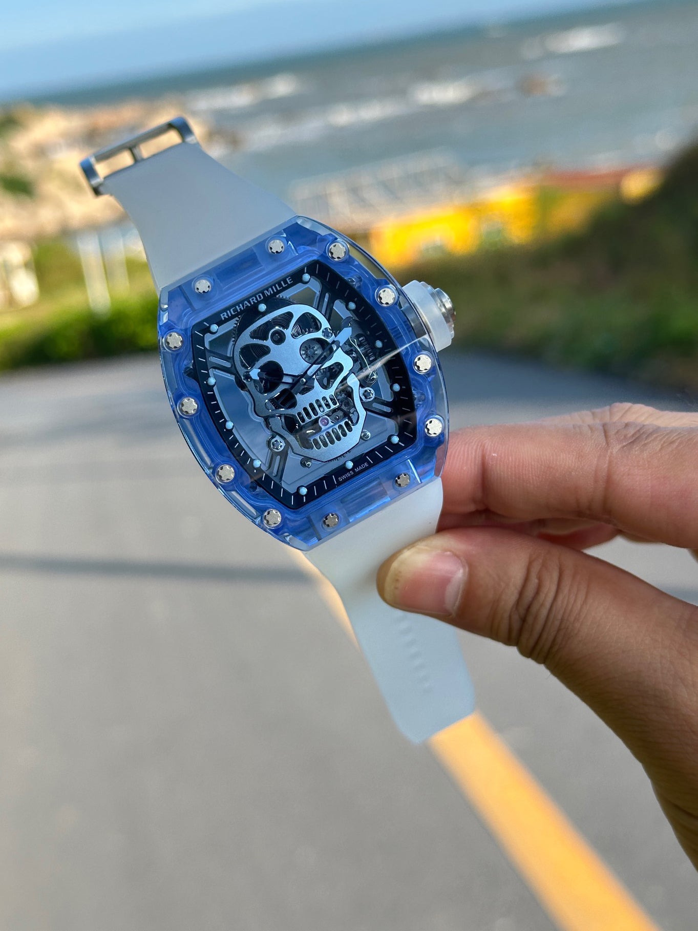 Richard Mille RM 052 Tourbillon Skull Wrist Watch