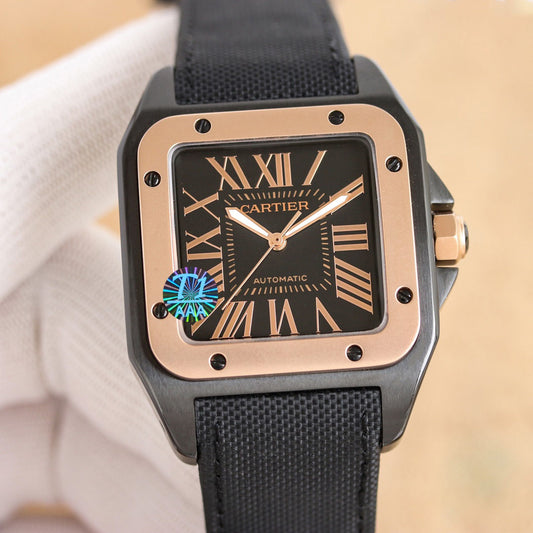 Cartier Black Warrior Series Men's Watch