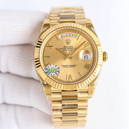 Rolex Perpetual Day-Date Wrist Watch