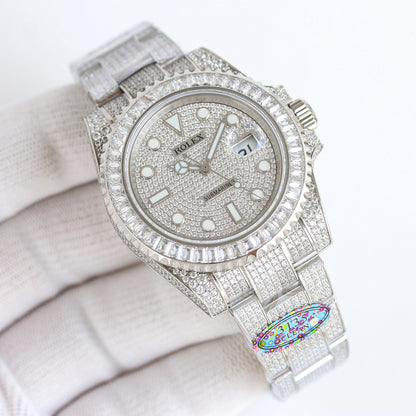 Rolex Customized Submariner Date Diamond Set Wrist Watch