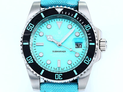 DIW Custom Rolex Submariner Parakeet Wrist Watch