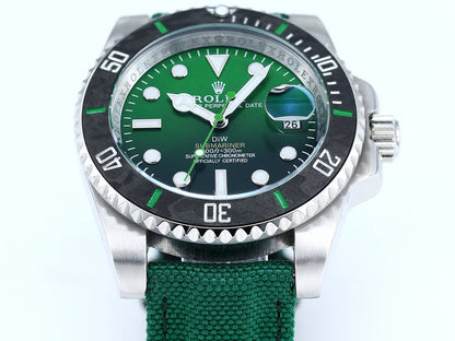DIW Custom Rolex Submariner Parakeet Wrist Watch