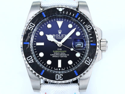 DIW Custom Rolex Submariner Parakeet Wrist Watch