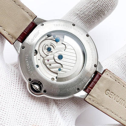 Cartier Blue Balloon Series Hollow Flywheel Men's Fully Automatic Mechanical Watch