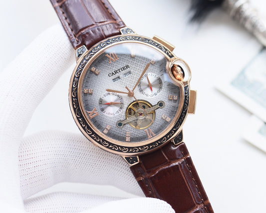 Cartier Blue Balloon Calendar Watch