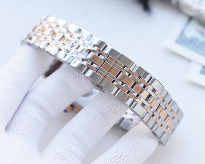 Cartier Square Metal Strap Men's Watch