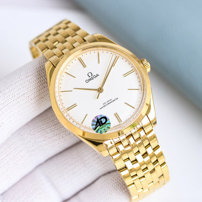 Omega Disc Flying Classic Big Three Needle Series Manual Mechanical Watch