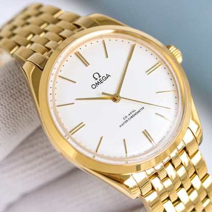 Omega Disc Flying Classic Big Three Needle Series Manual Mechanical Watch
