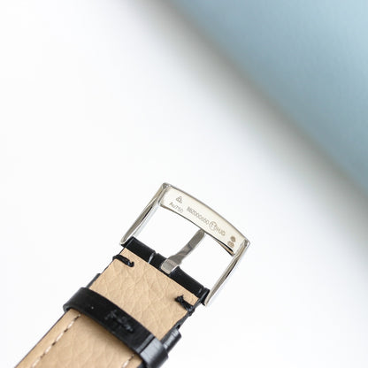 Omega Retro Leather Strap Watch