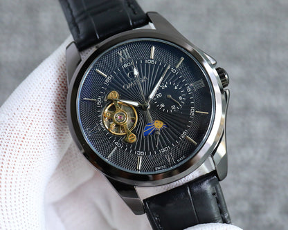 Omega Nine Wheel Fully Automatic Sun Moon Star Mechanical Watch