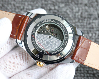 Omega Nine Wheel Fully Automatic Sun Moon Star Mechanical Watch