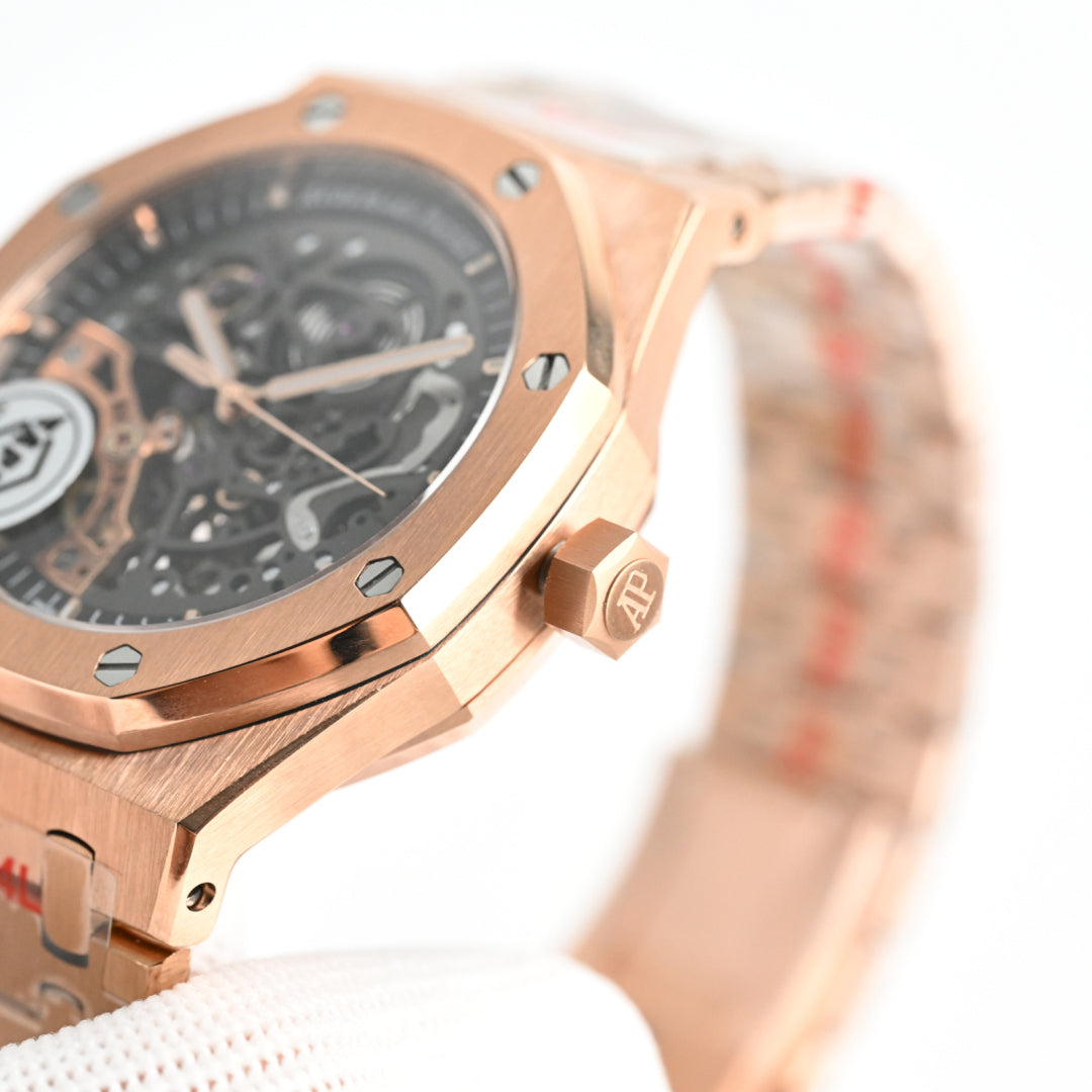 Audemars Piguet Royal Oak Double Balance Wheel Openworked Wrist Watch