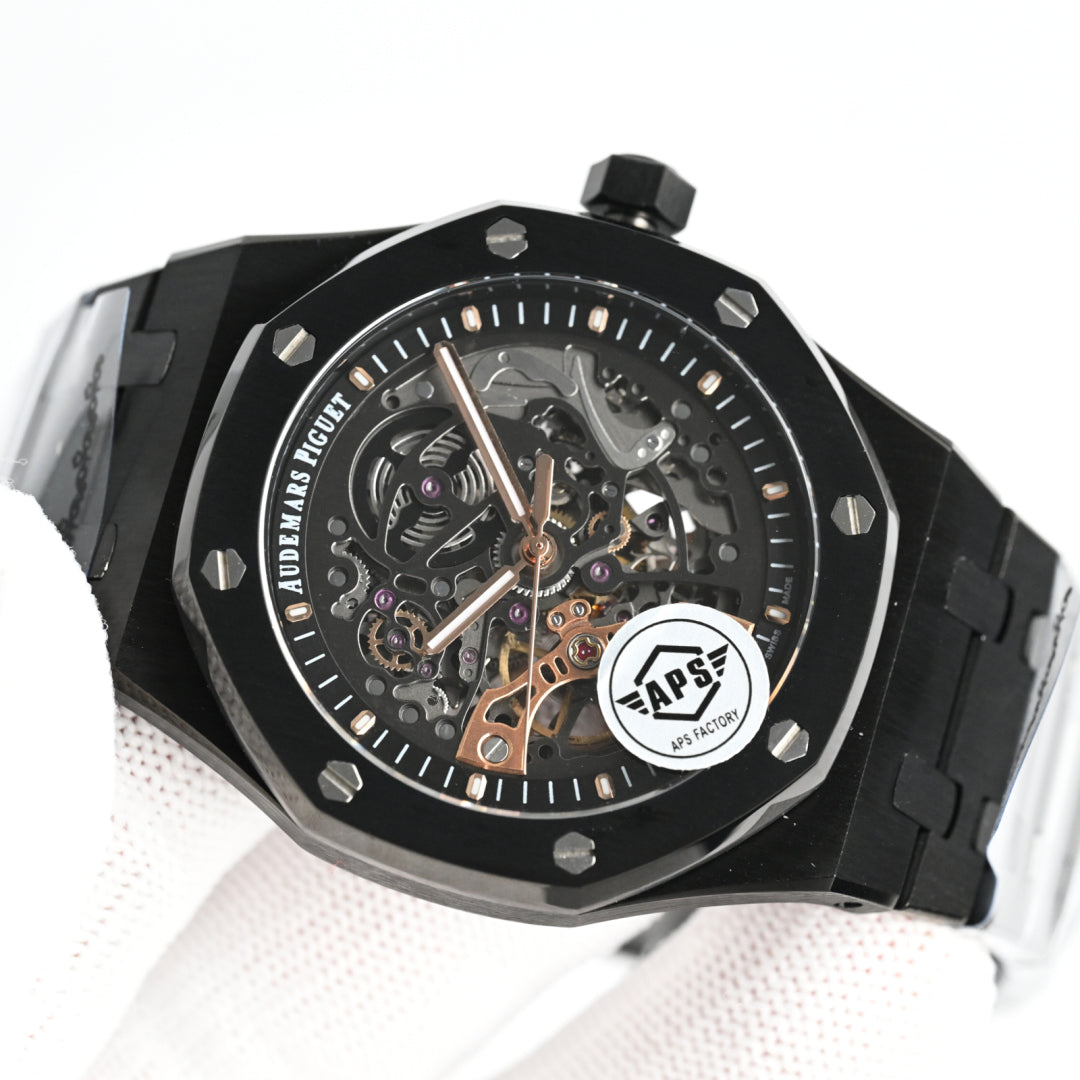 Audemars Piguet Royal Oak Double Balance Wheel Openworked Wrist Watch