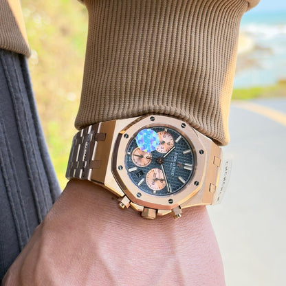 Audemars Piguet Royal Oak Chronograph Luminous Wrist Watch