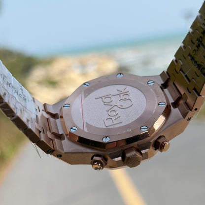 Audemars Piguet Royal Oak Chronograph Luminous Wrist Watch