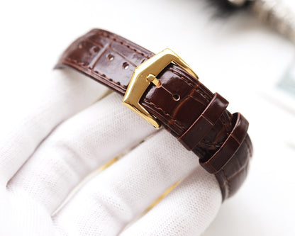 Patek Philippe Leather Strap Men's Watch