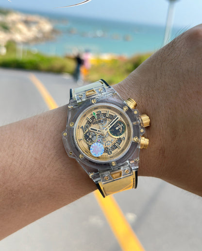 Hublot BIG BANG Classic Series 411.JX.4802.RT "Transparent Watch"