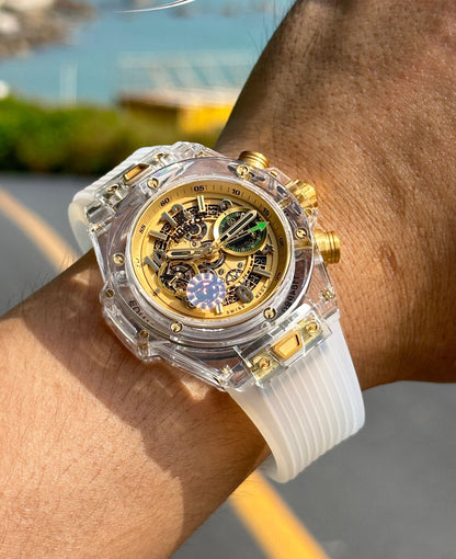 Hublot BIG BANG Classic Series 411.JX.4802.RT "Transparent Watch"