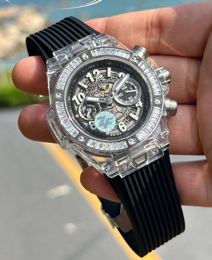 Hublot BIG BANG Classic Series 411.JX.4802.RT "Transparent Watch"