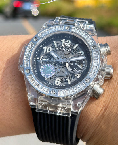 Hublot BIG BANG Classic Series 411.JX.4802.RT "Transparent Watch"