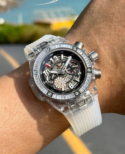 Hublot BIG BANG Classic Series 411.JX.4802.RT "Transparent Watch"
