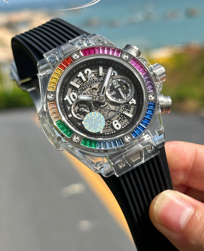 Hublot BIG BANG Classic Series 411.JX.4802.RT "Transparent Watch"