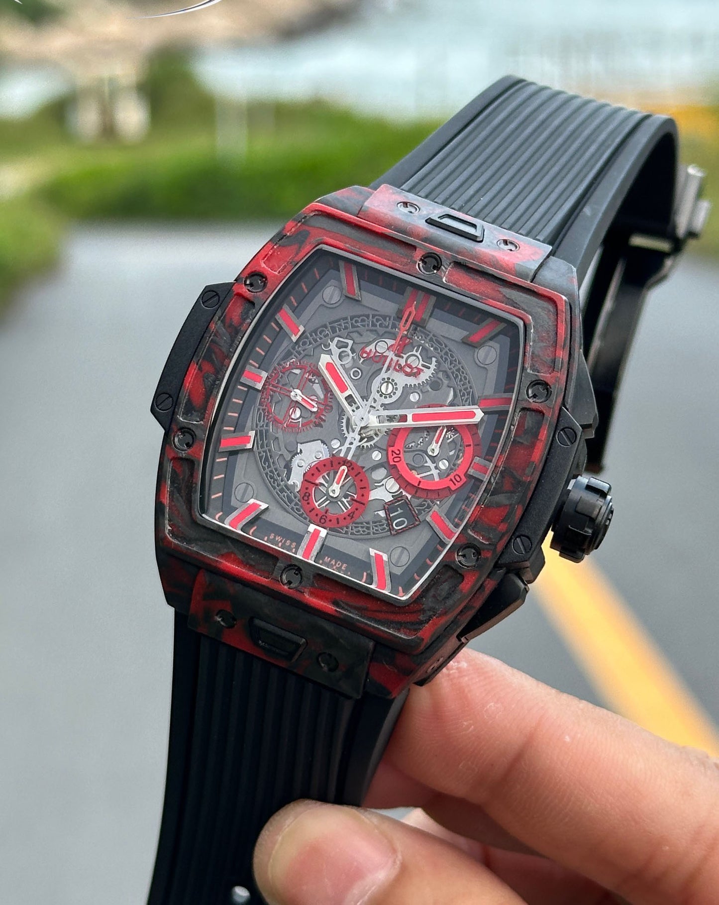 Hublot Soul Series Blue Carbon Fiber Watch