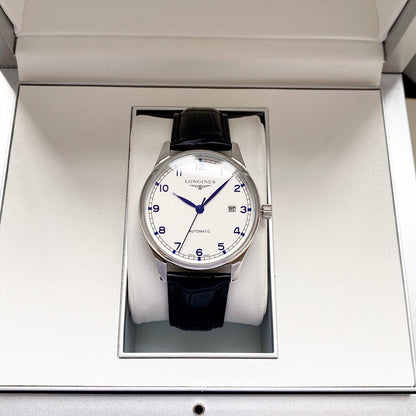 Longines Leather Strap Men's Wristwatch