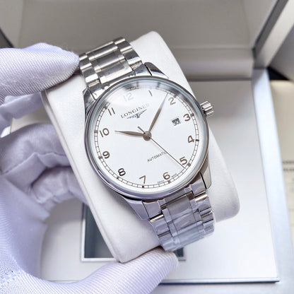 Longines metal strap men's watch