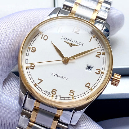 Longines metal strap men's watch