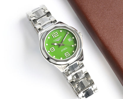 Longines minimalist tungsten steel mechanical watch