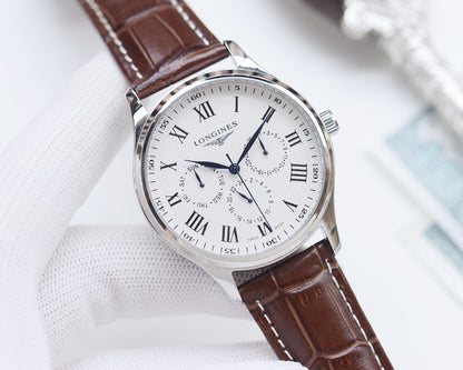 Longines Classic Leather Strap Watch