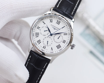 Longines Classic Leather Strap Watch