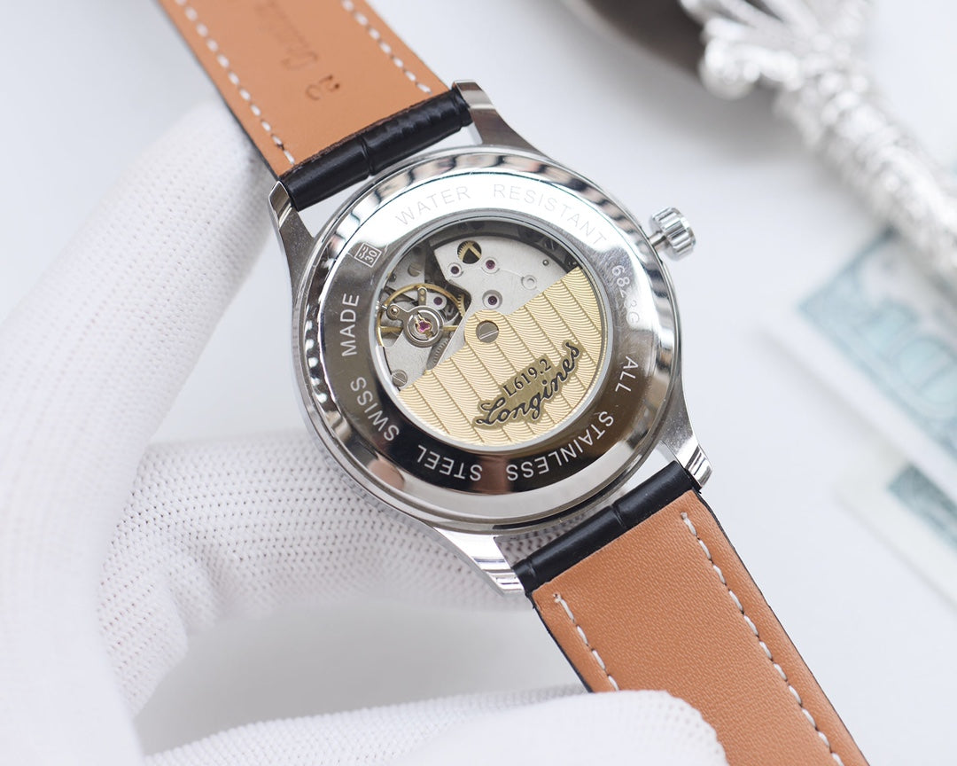 Longines Classic Leather Strap Watch