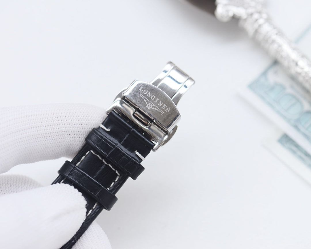 Longines Classic Leather Strap Watch