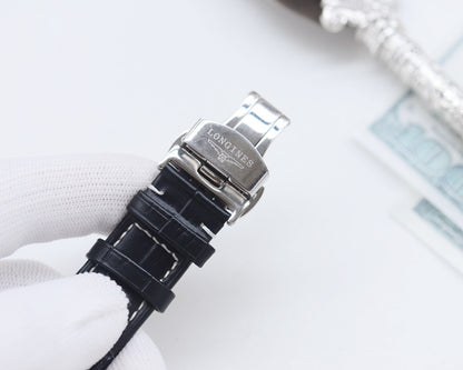 Longines Classic Leather Strap Watch