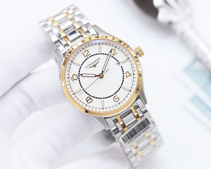 Longines Stainless Steel Strap Waterproof Men's Watch