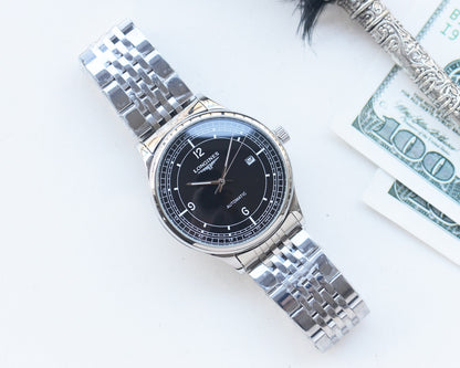Longines 316L metal strap scratch resistant mirror watch