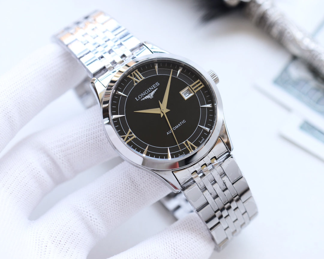 Longines Classic Calendar Metal Strap Watch