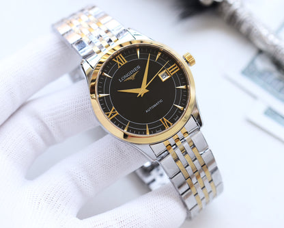 Longines Classic Calendar Metal Strap Watch