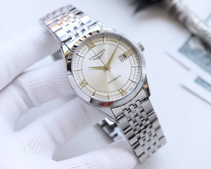 Longines Classic Calendar Metal Strap Watch