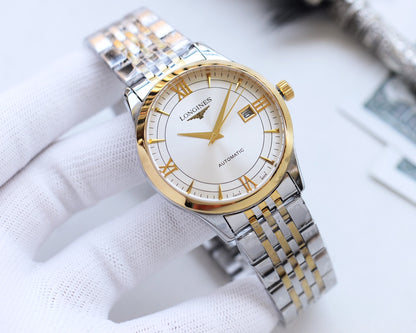 Longines Classic Calendar Metal Strap Watch
