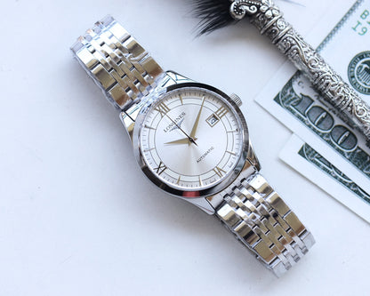 Longines Classic Calendar Metal Strap Watch