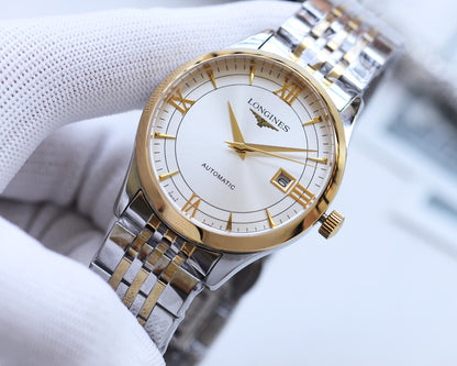 Longines Classic Calendar Metal Strap Watch