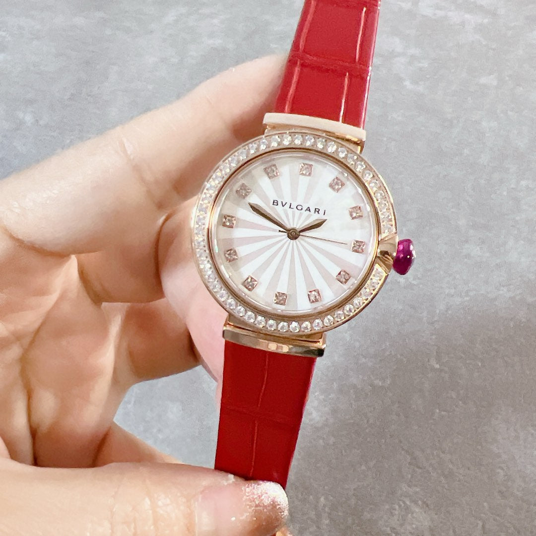 BVLGARI LVCEA series diamond studded new women's watch