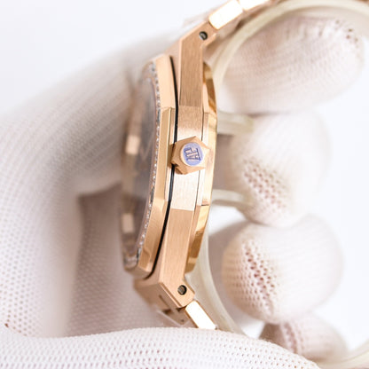 Audemars Piguet Royal Oak Selfwinding Wrist Watch Diamond Bezel Edition